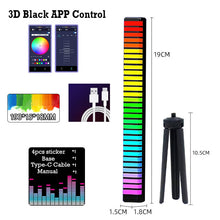 Charger l'image dans la galerie, Lumière rythmique avec micro led a contrôle vocale