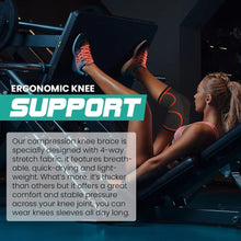Charger l'image dans la galerie, Genouillère de maintien en nylon léger et stretch