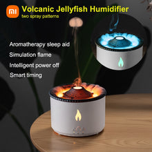 Charger l'image dans la galerie, Xiaomi 360ml Volcanic Flame Aroma Diffuser Essential Oil USB Portable Air Humidifier with Smoke Ring Night Light Lamp Fragrance