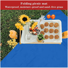 Charger l'image dans la galerie, Portable Foldable Lightweight Picnic Mat Beach Blanket Mini Pocket Blanket Waterproof Outdoor Travel Camping Durable Blanket Mat