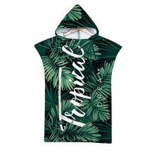 Charger l'image dans la galerie, Summer Holiday Microfiber Hooded Bath Beach Towel Changing Robe Poncho Surf Towel for Swimming Beach Outdooor Bathrobe