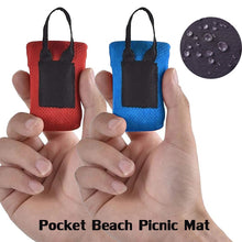 Charger l&#39;image dans la galerie, Portable Foldable Lightweight Picnic Mat Beach Blanket Mini Pocket Blanket Waterproof Outdoor Travel Camping Durable Blanket Mat
