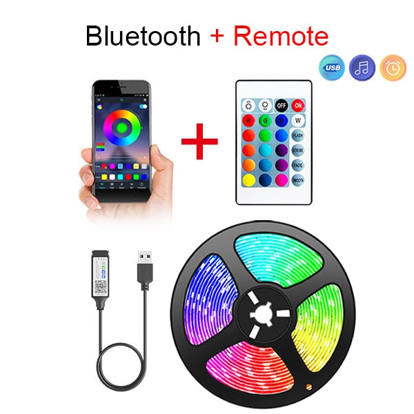 Bandes Lumineuses RGB Bluetooth 5050