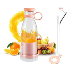 Charger l&#39;image dans la galerie, Portable juicer Blender Bottle Electric Orange Juicer Wireless Fresh Juice Extractors Mixer Smoothie Citrus Squeezer Blender
