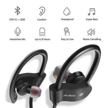 Charger l&#39;image dans la galerie, Sports Wireless 5.0 Bluetooth Headset Running Stereo Music Universal Mini Dual-in Earplugs Universal
