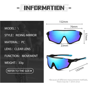 Lunette polarisé unisex pour cycliste