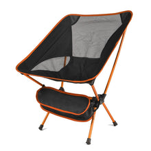 Charger l&#39;image dans la galerie, Travel Ultralight Folding Chair Superhard High Load Outdoor Camping Chair Portable Beach Hiking Picnic Seat Fishing Tools Chair
