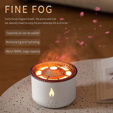 Charger l&#39;image dans la galerie, Xiaomi 360ml Volcanic Flame Aroma Diffuser Essential Oil USB Portable Air Humidifier with Smoke Ring Night Light Lamp Fragrance
