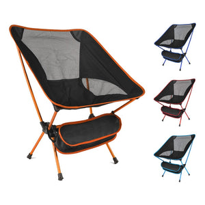 Travel Ultralight Folding Chair Superhard High Load Outdoor Camping Chair Portable Beach Hiking Picnic Seat Fishing Tools Chair